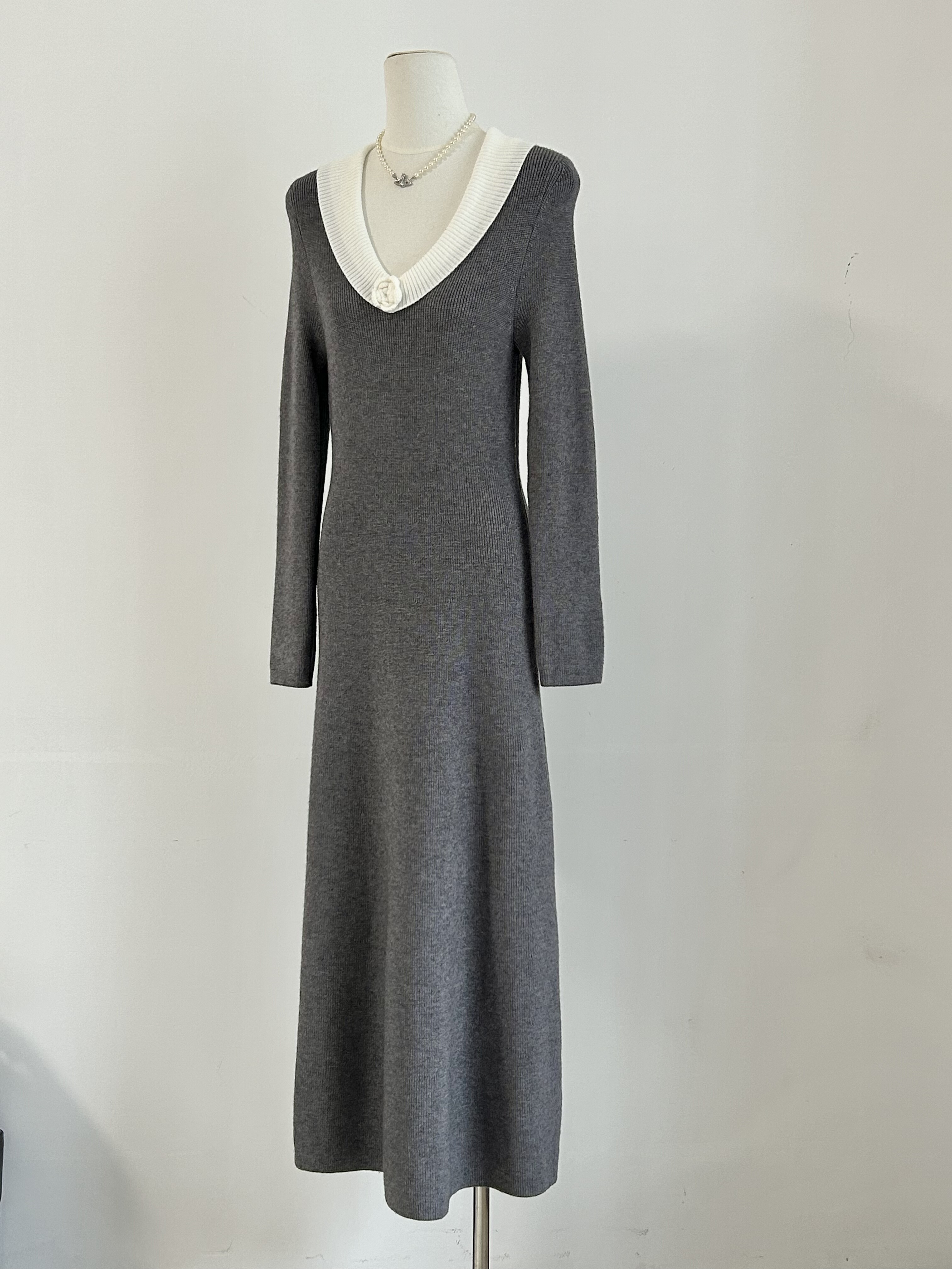 捡漏！法式赫本风山茶花收腰连衣裙 小香风秋冬新款气质修身长裙,女装/女士精品,连衣裙,淘宝优惠券,粉丝福利购,淘宝优惠卷