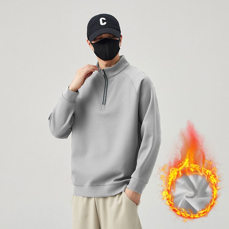 Yishion以纯厚款潮男士卫衣男秋冬款男装2025男款长袖上衣秋季无