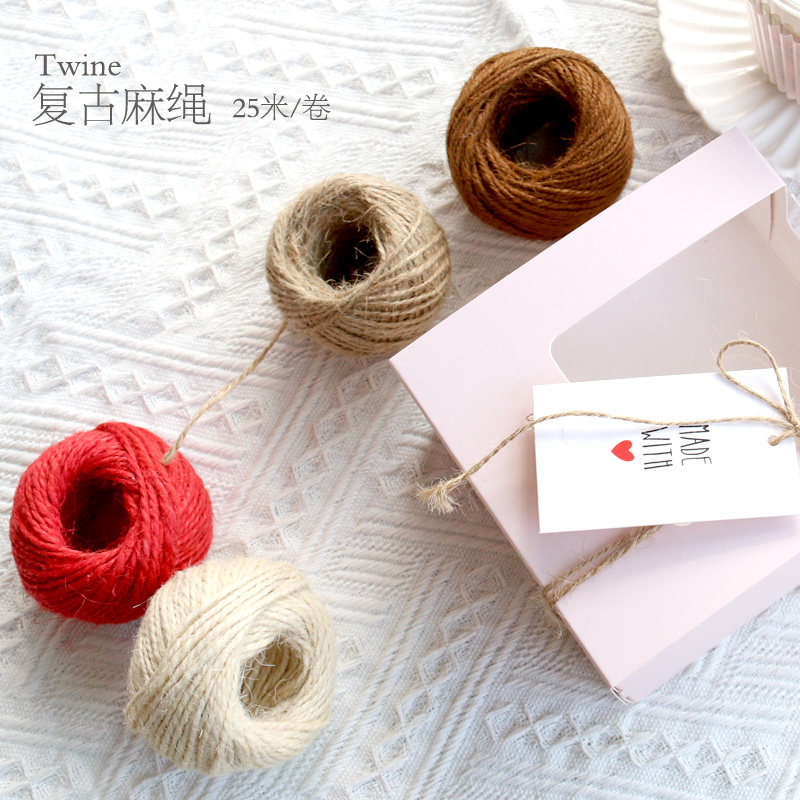 1卷25米烘焙装饰麻绳 包装麻绳 DIY 麻绳 装饰麻绳 包装装饰麻绳,厨房/烹饪用具,点心包装盒/包装袋,淘宝优惠券,粉丝福利购,淘宝优惠卷