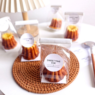 可露丽包装袋透明铁丝卷边烘焙打包袋蛋黄酥马卡龙司康马芬袋子