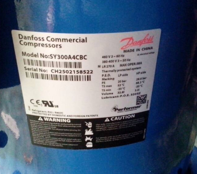 原装丹佛斯百福马压缩机SY300A4CBB SY300A4ABB SZ300A4ABM SY380