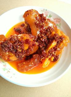 湖南新化特产麻辣菜麻辣猪脚手工现做熟食正宗口味猪蹄真空