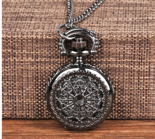 小号怀表黑色蜘蛛网6009