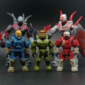 美家宝HALO光环光晕可动人偶机甲战士官长猎人新款 多关节可动人偶