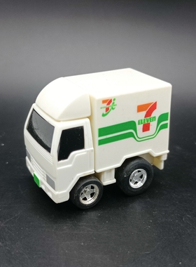 TAKARA TOMY多美CHORO-Q回力车小汽车模型7-11便利店货车