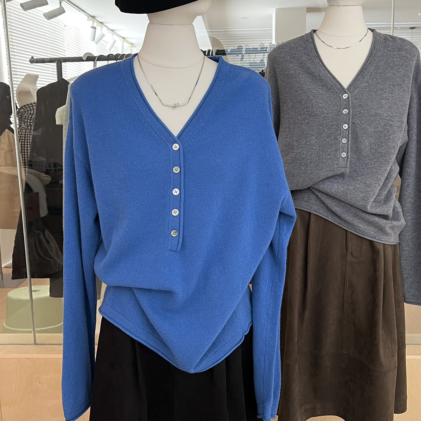 品质纯羊毛针织毛衣高级感松弛风