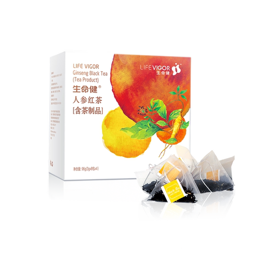 三生 御坊堂 生命健TM人参红茶（含茶制品）3g×8包×4/盒