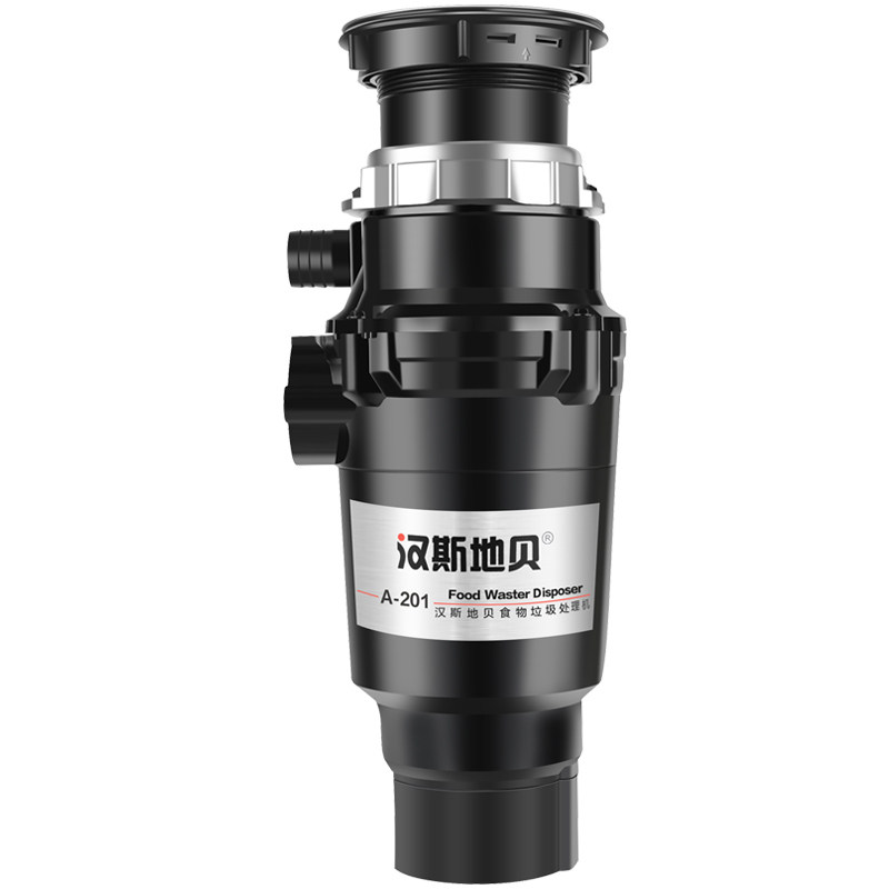 A201垃圾处理器家用厨房食物厨余粉碎机空气开关全自动