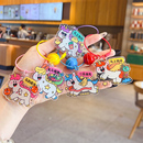 原创新年马年钥匙扣彩色小马文字牌挂件可爱情侣马上有钱包包配饰