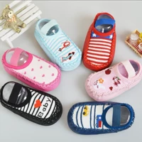 Летние детские защитные нескользящие носки, дышащая резинка, шнурок-держатель для новорожденных для раннего возраста