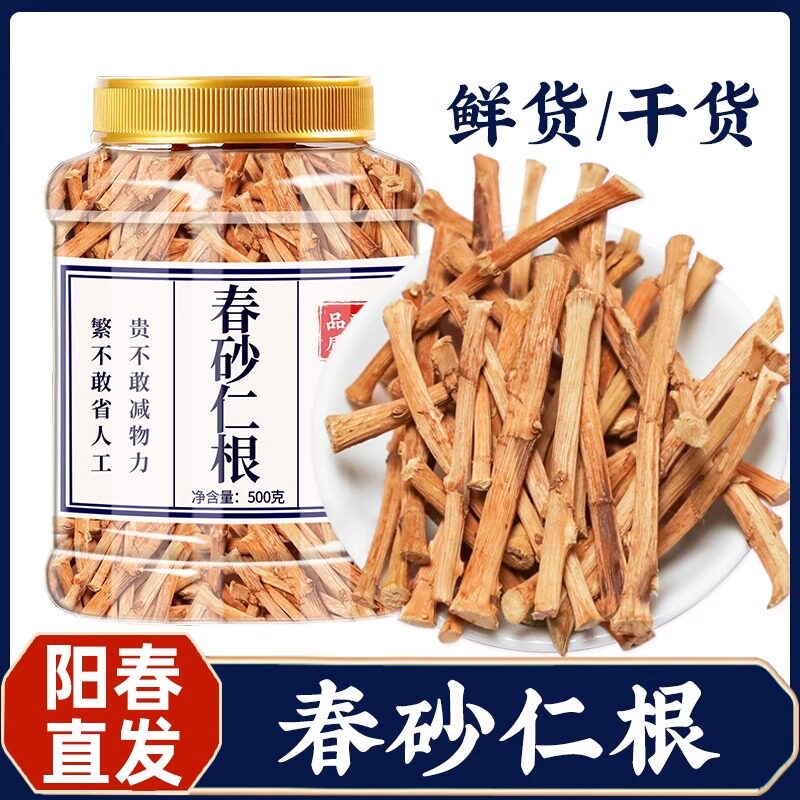 正宗广东阳春现挖新鲜砂仁根砂仁头自晒无添加煲鸡汤健宫寒开胃