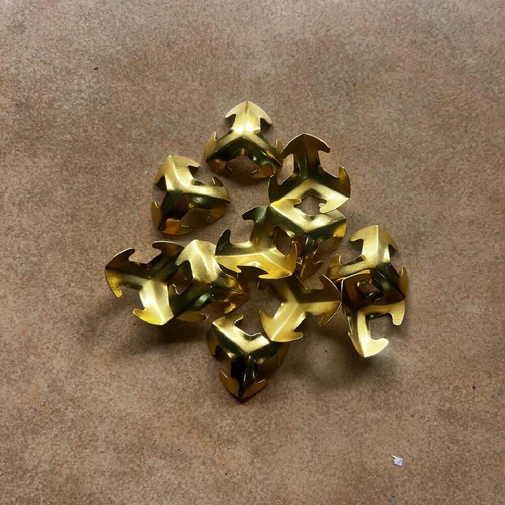 金色山纹锁子铠甲片DIY全套图片