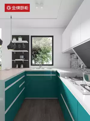 Gold medal?Car overall overall cabinet Antibacterial kitchen Quartz stone countertop kitchen countertop Four seasons sunshine 2 whole house customization