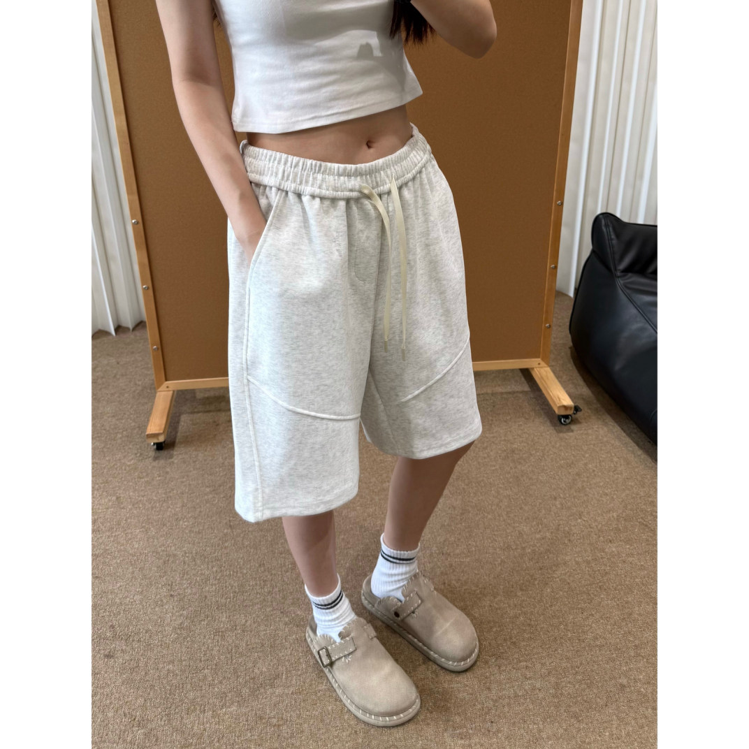 360G重磅短裤男夏季休闲运动裤子图片