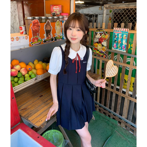 东京岁时记jk背心裙学院风女夏