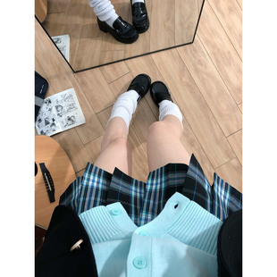 学院风半身裙格裙马甲短袖 套装 东京岁时记jk制服套装 衬衫 女款 夏季