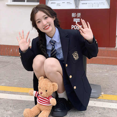 东京岁时记jk春季新款西装外套女