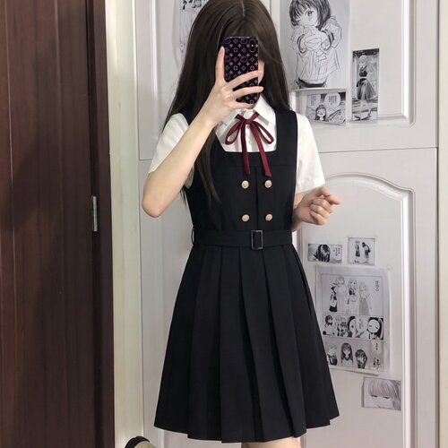 东京岁时记jk制服学院风背心裙女