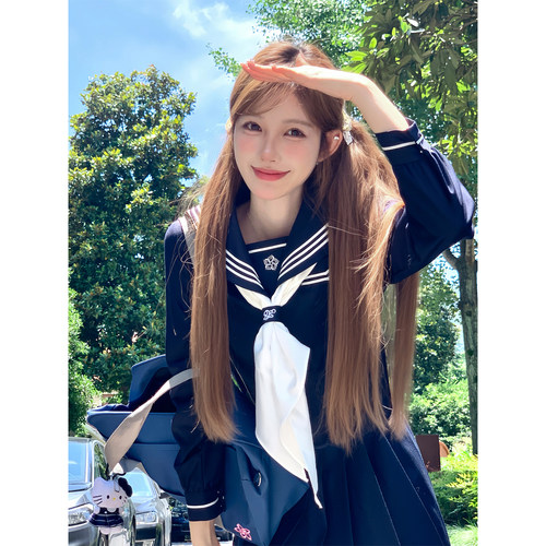 东京岁时记jk正版绀色长袖水手服