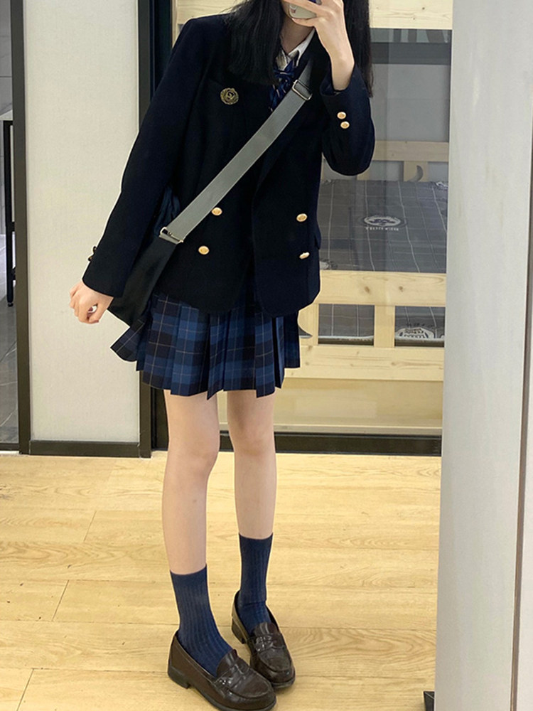 TOKYO SHIKI 오리지널 JK 블랙 스쿨 스타일 정장 재킷 정장 배지 유니폼 KYINO HIGH