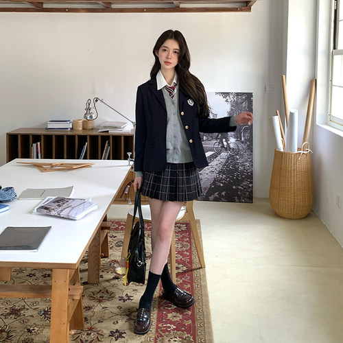 鞠婧祎同款jk制服套装