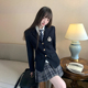 东京岁时记jk外套JK制服百褶裙校供格裙原创上衣西服套装 半身裙jk
