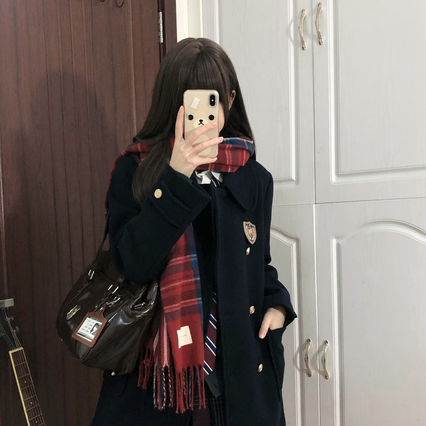 东京岁时记jk大衣秋冬中长款