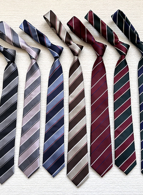 杨超越同款东京岁时记JK制服手打领带配饰条纹领带女学院风领带DK