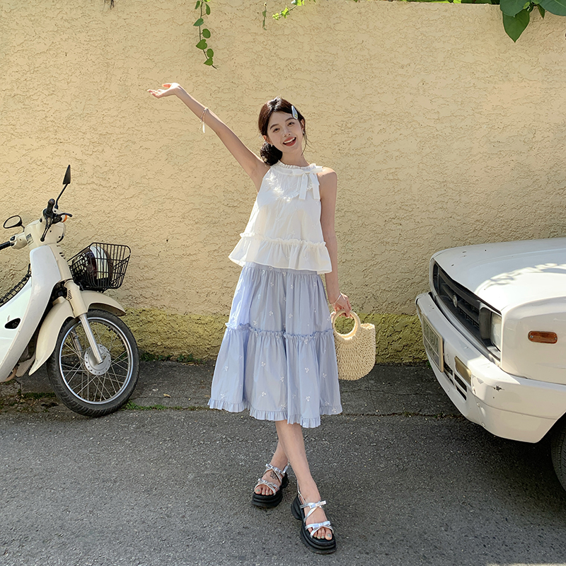 JK制服蓝色水手服套装夏季上衣