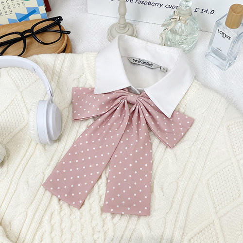 领结衬衫女蝴蝶结衣服配饰