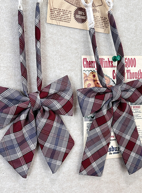 东京岁时记jk领结女装饰蝴蝶结领带学院风衬衫格裙小物配饰合集