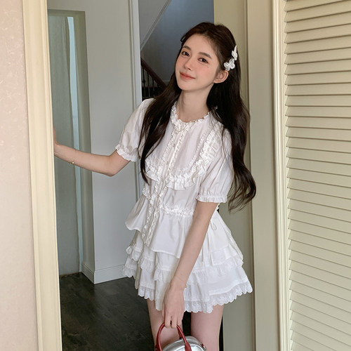 甜美可爱学院风制服套装女小个子