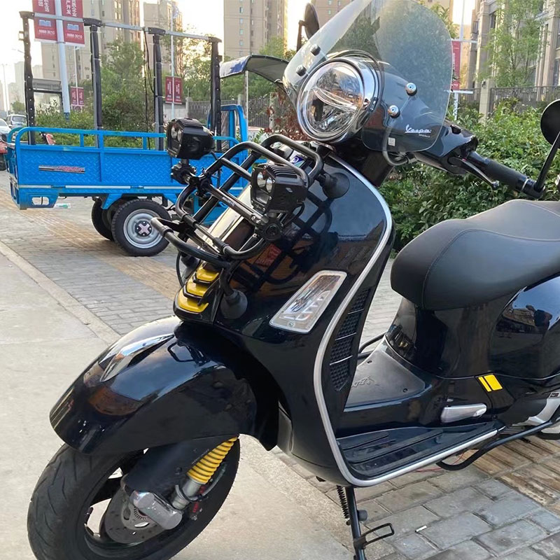vespa300改装原厂原装书包架