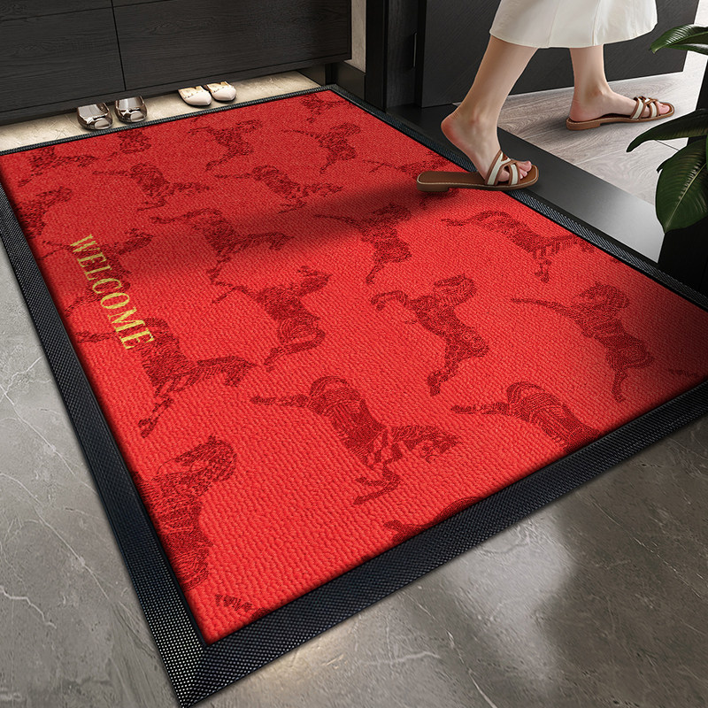 入户地垫红色耐脏中式脚垫家用加厚户外门垫门口进门玄关高级地毯,居家布艺,入户地垫,淘宝优惠券,粉丝福利购,淘宝优惠卷