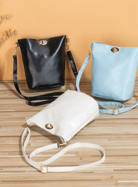 简约甜美女生手机包 ladies bags跨境女包时尚锁扣斜挎单肩包