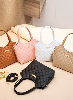 ladies bag绣花手提水桶2023夏新款休闲百搭单肩斜跨女包一件