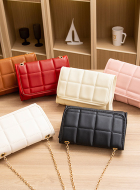 2023新款正方小香风女包ladies bags时尚单肩百搭女包斜挎绣花包