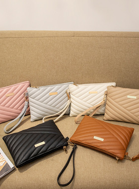 绣花小方包Ladies bags 韩版少女风手拿包个性通勤零钱包外贸