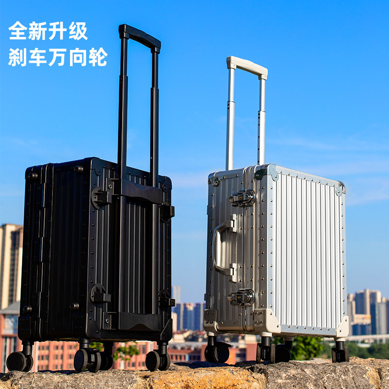 万立德万向轮铝镁合金相机拉杆箱图片