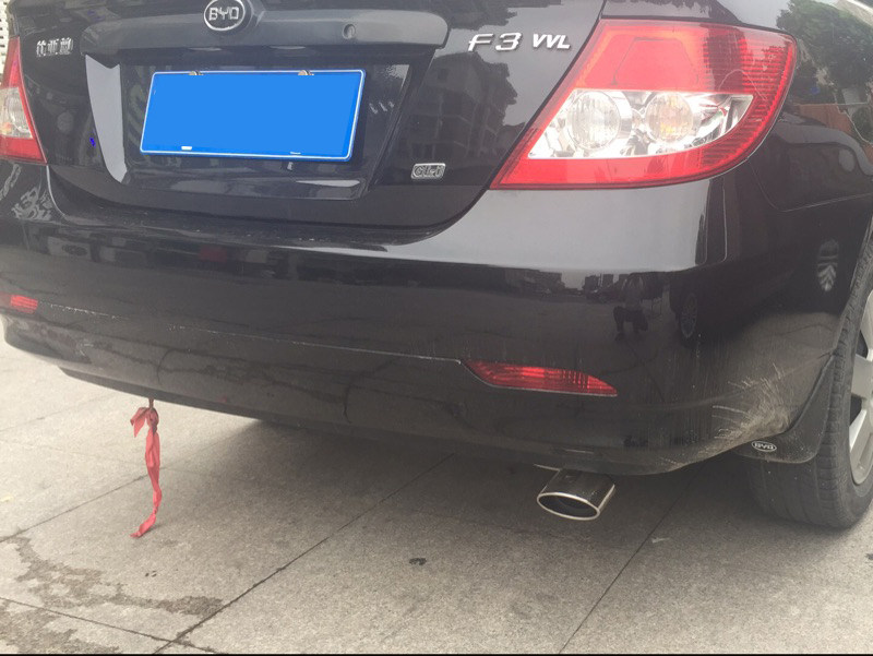 BYD比亚迪F3/F3R尾喉M6不锈钢排气管尾气罩烟管汽车装饰改装专用