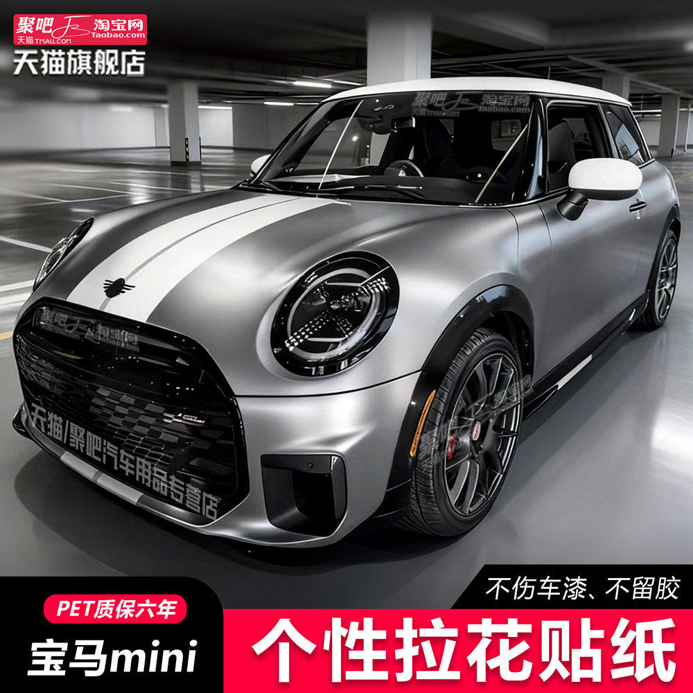 J015宝马迷你mini拉花车图片