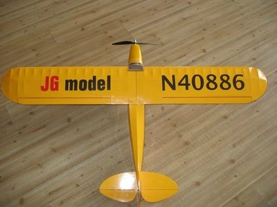 全轻木15级 J3 像真机 练习机 固定翼 遥控飞机（含发动机舵机）