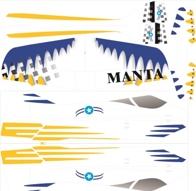MANTA 003航模飞机图纸 写真
