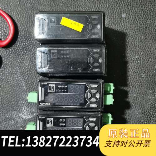 基恩士QS-10N混合型步进驱动器，成色如图所示，功能包好，