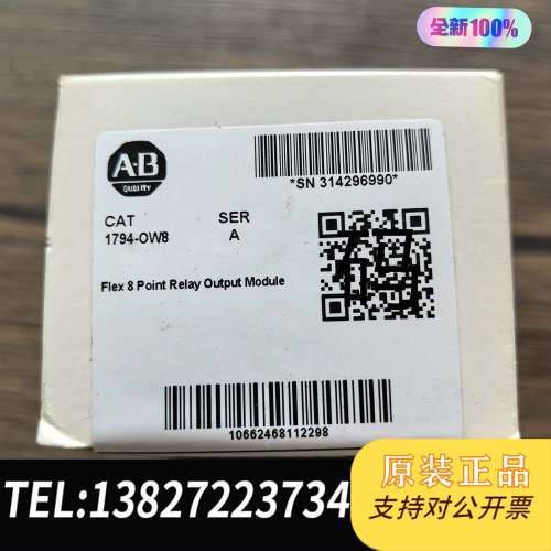 全新原装未拆封 AB罗克韦尔 1794-OW8 模块 实物拍