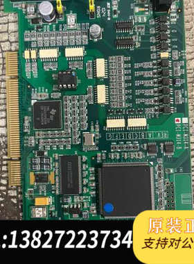 全新原装一块绿色的电路板，型号是PCI-M314-B工业设备用的四