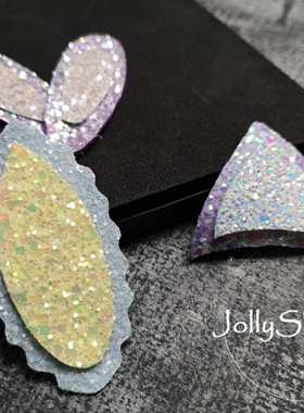 jollysky新款可小动物耳朵ins发夹模具兔子耳朵装饰发饰E001-A5