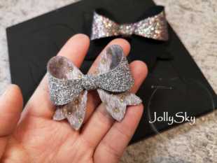 Jollysky镂空蝴蝶结刀模Sizzix兄弟配件压花模具蝴蝶结 B004