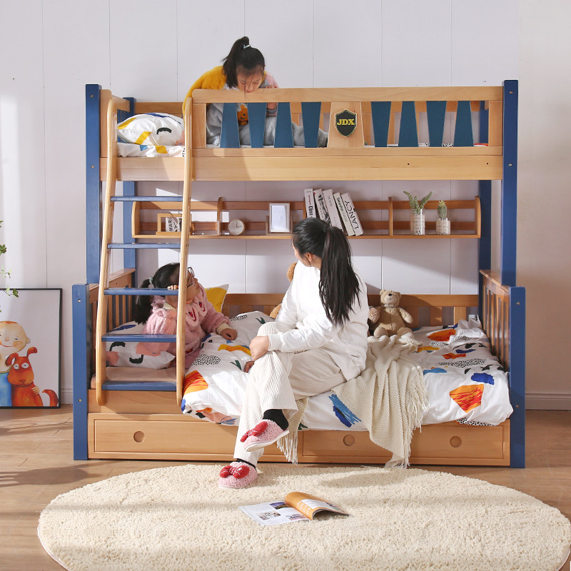 GOLD hi solid wood children The bed Bed Bunk bed Europe Beech Bunk beds Slide multi-function double-deck bedin the Residential furniture , Beds , Height/Trundle  category - from Buy2taobao.com to provide professional Taobao agent buy service