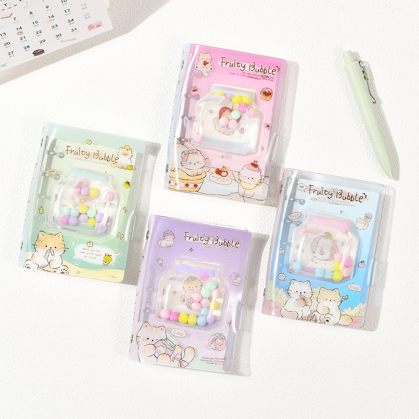 伊莎儿果味气泡本解压页笔记本